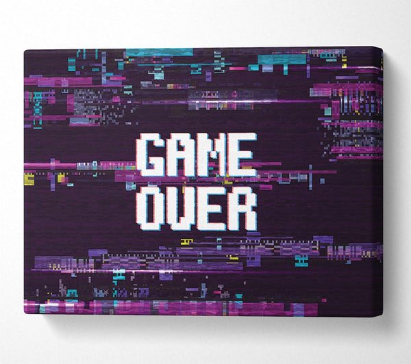  A Canvas Print of Game Over Canvas Art