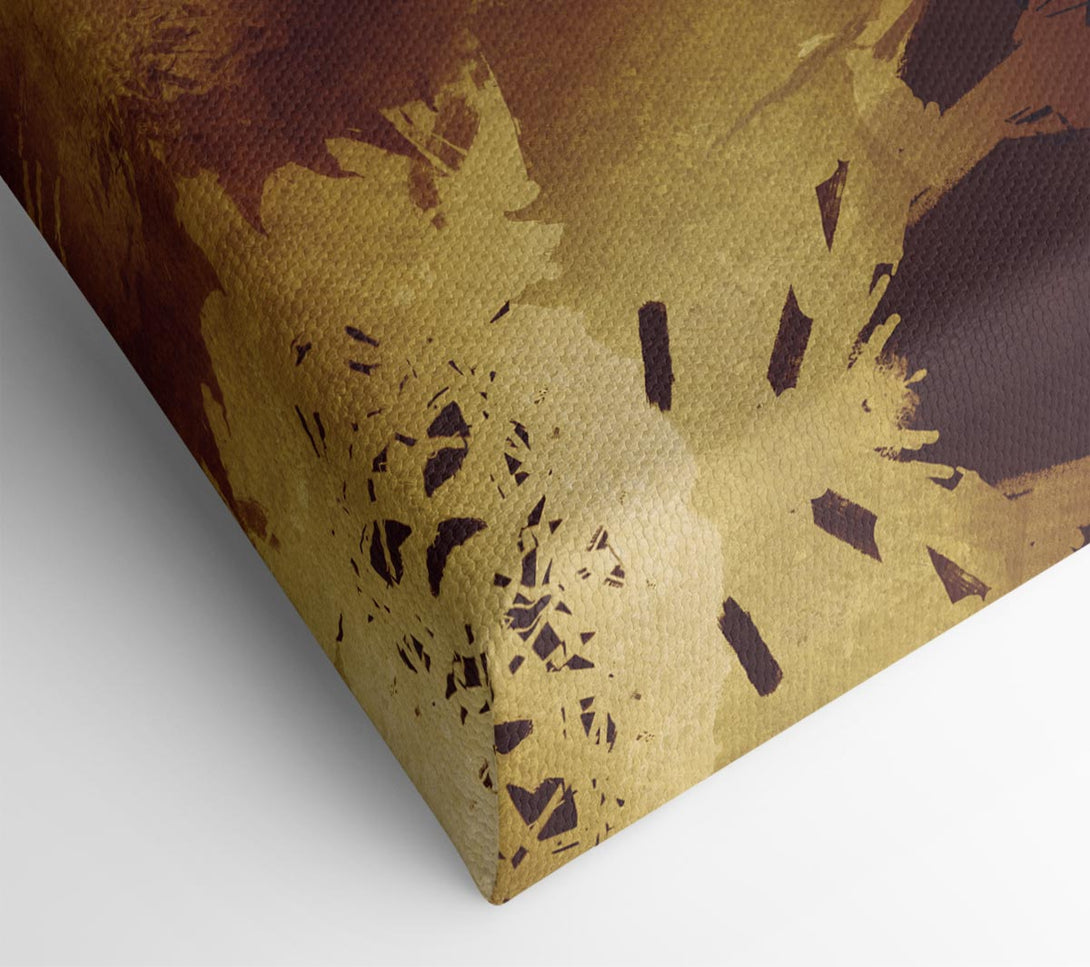  A Canvas Print of Fighting The Fire Dragon Canvas Print
