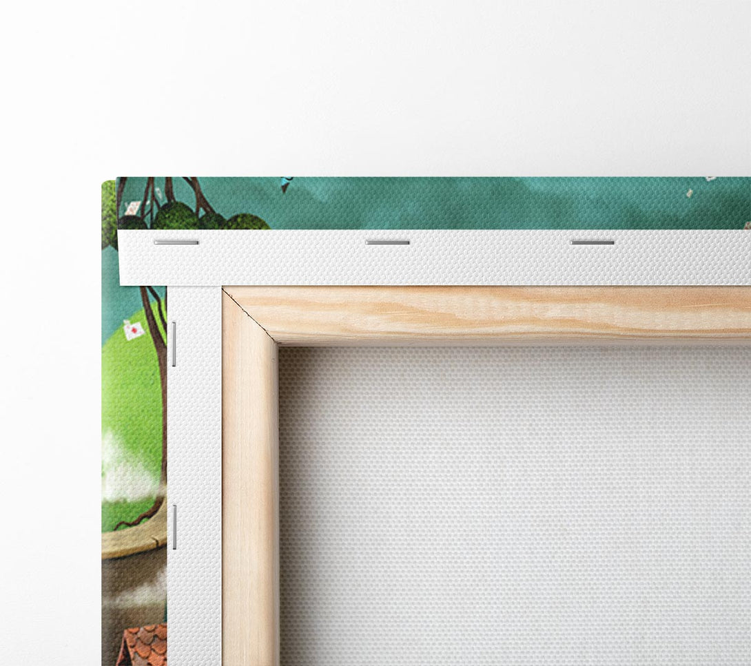  A Canvas Print of Alice In Wonderland Road Canvas Art