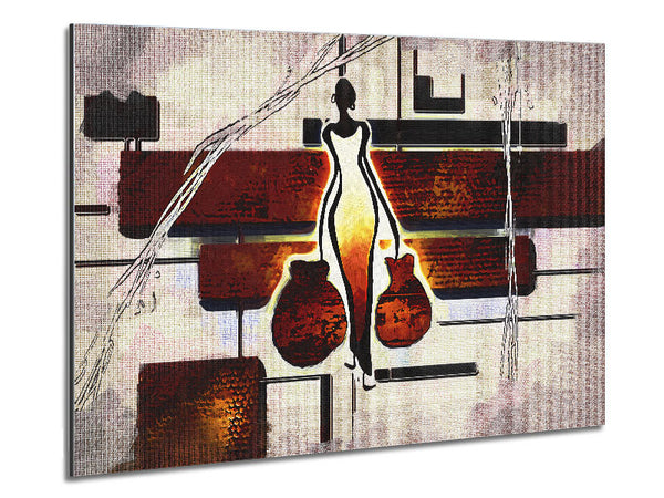 Bringing The Water Metal Print