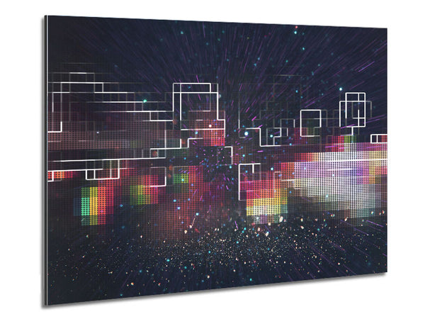 Squares Of The Universe Metal Print