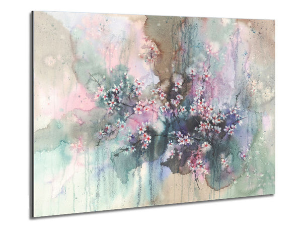 Abstract Flower Paradise Metal Print