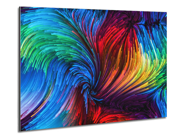 Strong Lines Of Circulation Metal Print