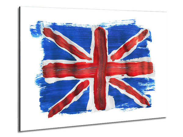 Union Jack Painting Metal Print