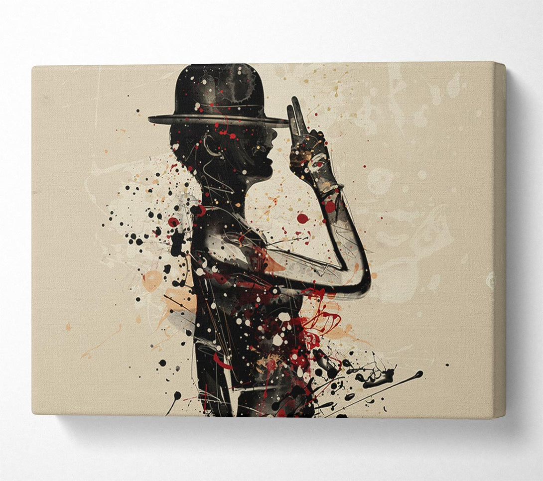  A Canvas Print of Ready To Dance Canvas Wall Art