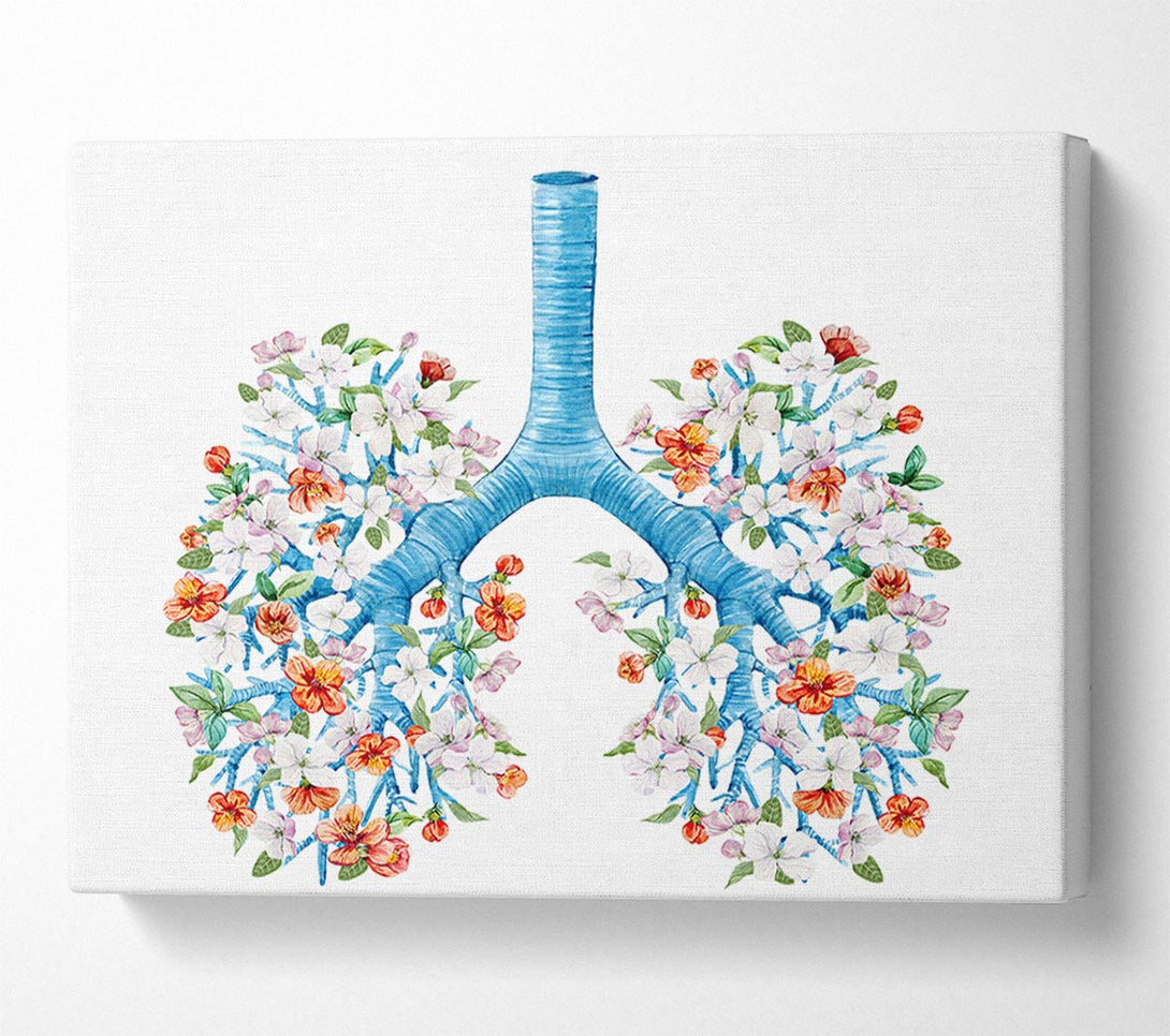  A Canvas Print of Tree Blossom Lungs Canvas Wall Art