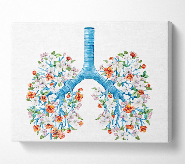  A Canvas Print of Tree Blossom Lungs Canvas Wall Art