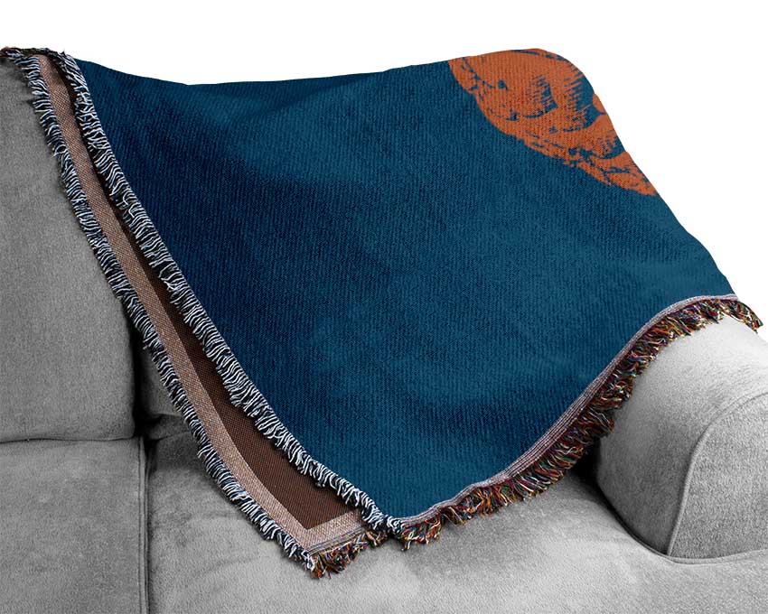 The Red Brain Woven Blanket