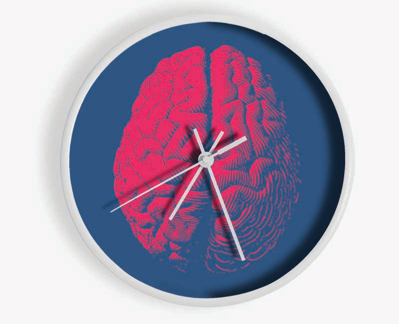 The Red Brain Clock - Wallart-Direct UK