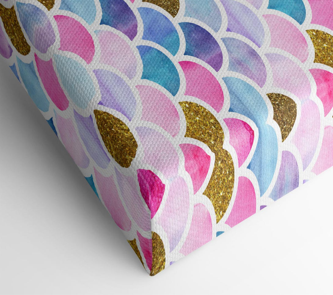  A Canvas Print of Mermaid Scales Canvas Wall Art