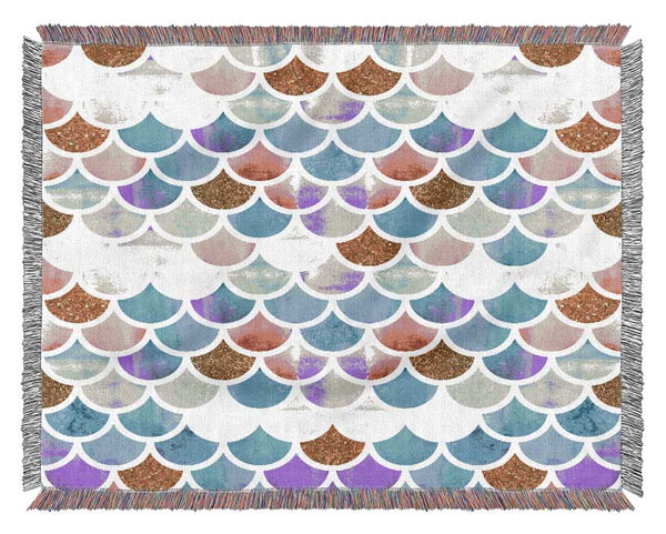 Mermaid Scales Woven Blanket