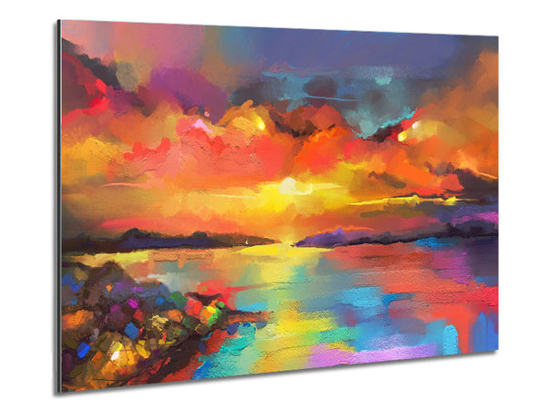 Powerful Skies Metal Print