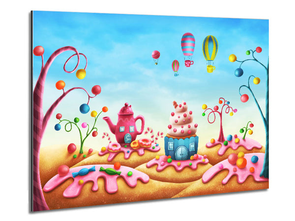 Cake Town Metal Print