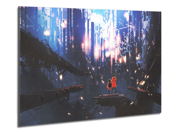 The Arrival Of The Future Metal Print