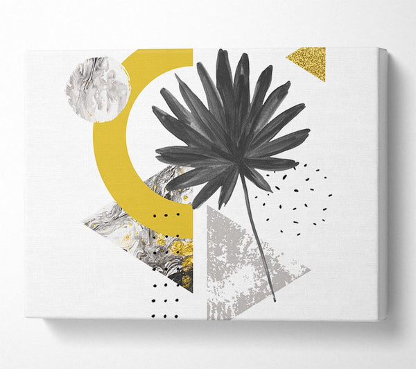  A Canvas Print of Mid Century Triangle Canvas Print