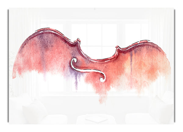 Violin Half Art