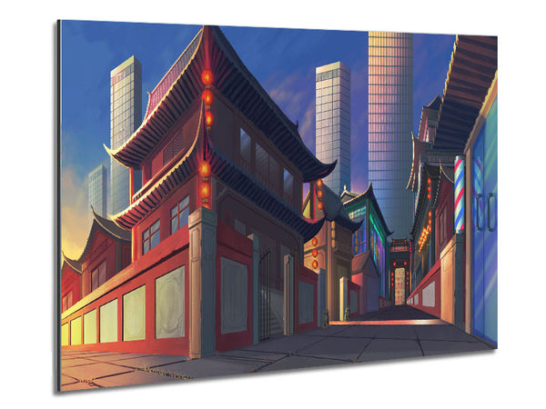 The Streets Of Japan Metal Print