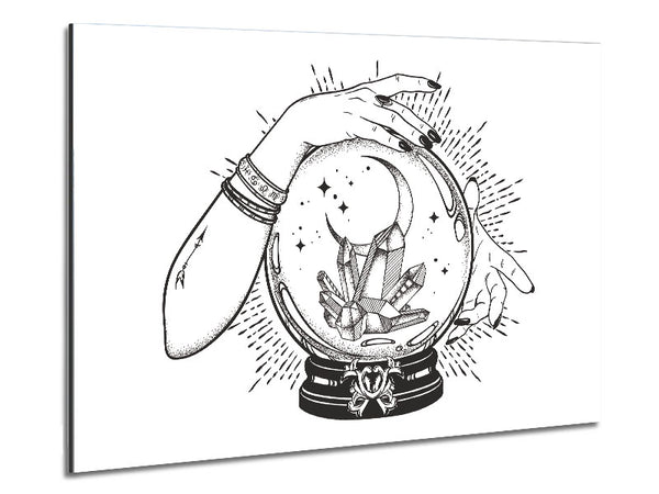 Casting A Spell Metal Print