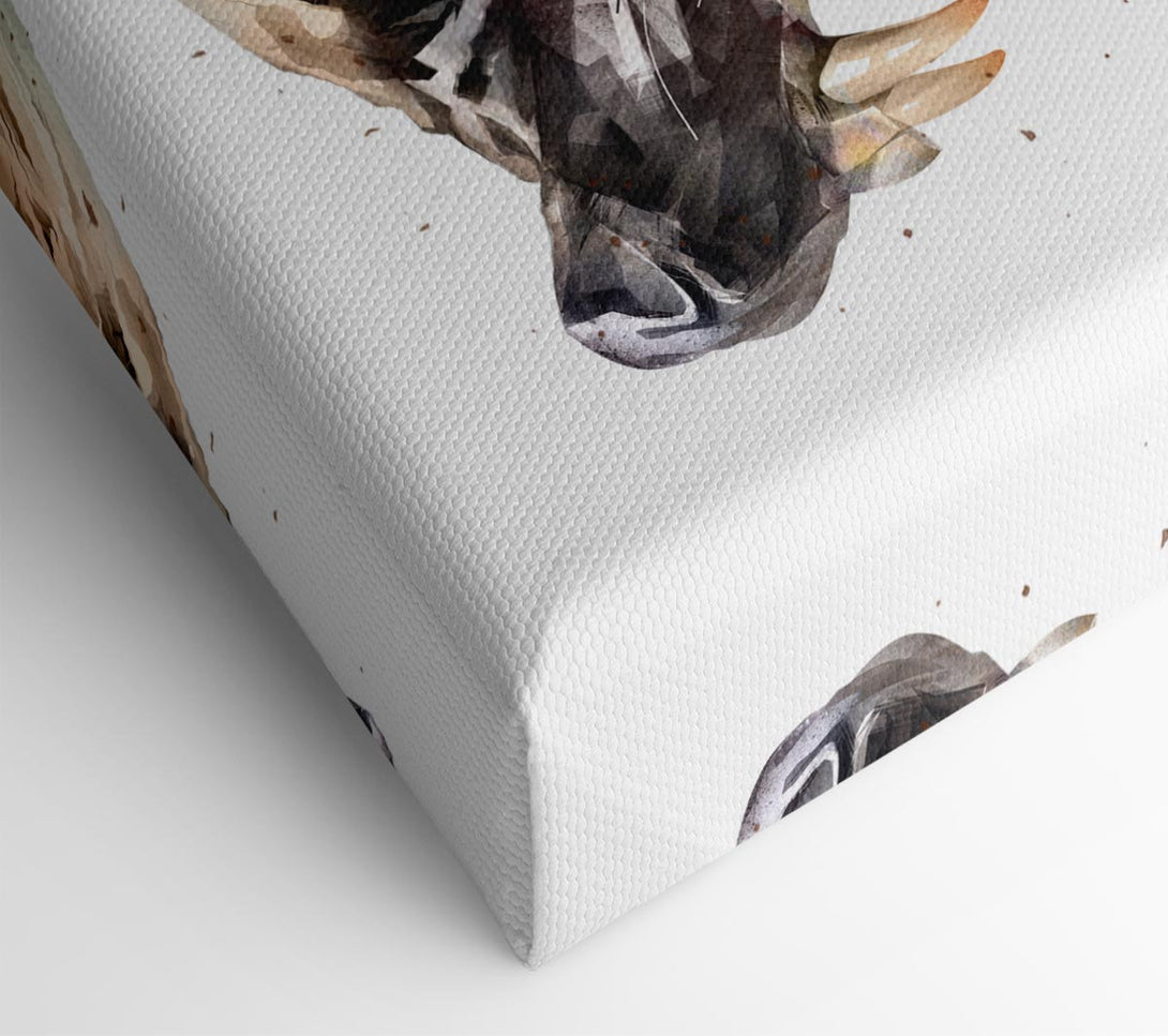  A Canvas Print of Hyena Head Canvas Wall Art