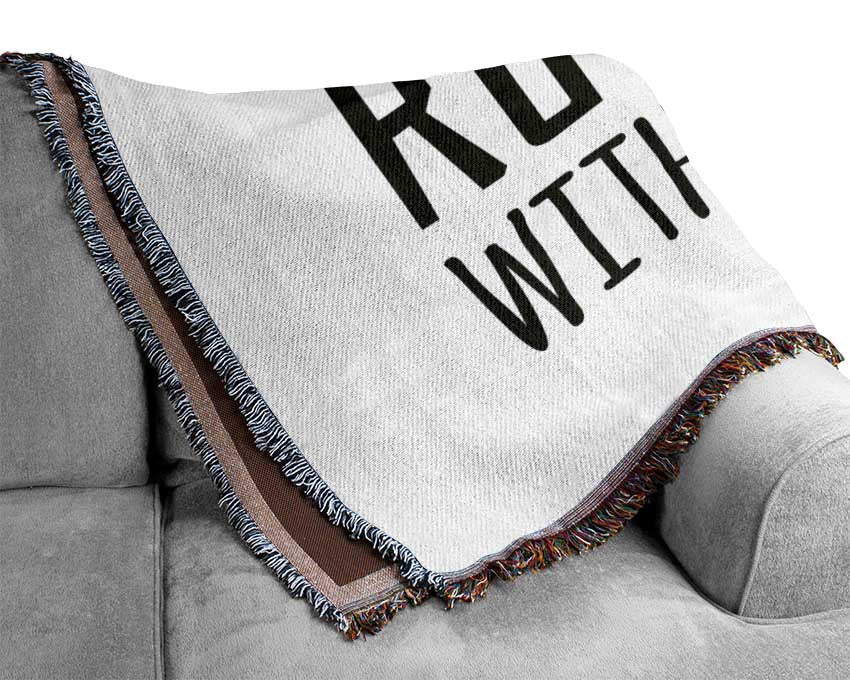 Just Roll With It Woven Blanket