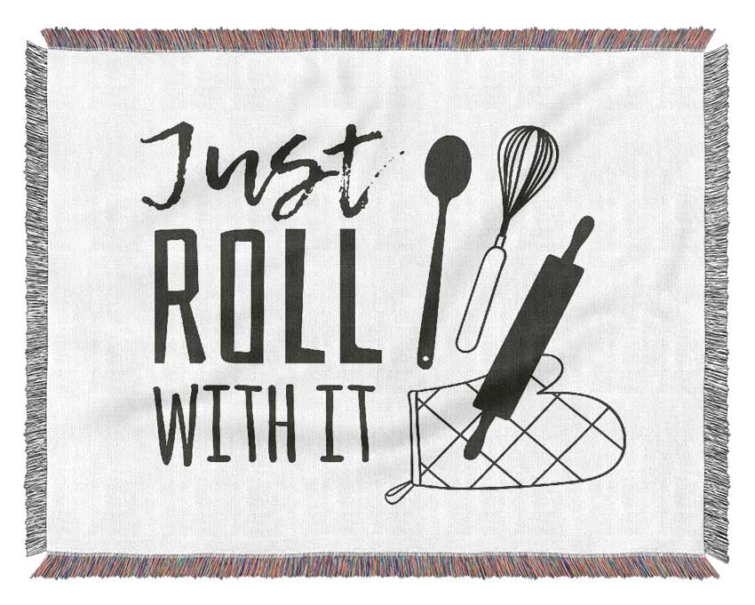 Just Roll With It Woven Blanket