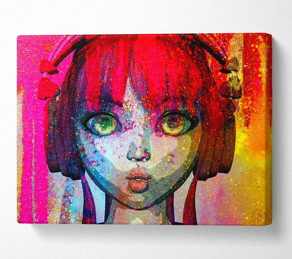  A Canvas Print of Dj Urban Woman Canvas Wall Art