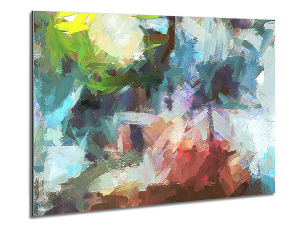 Strong Strokes Of Brush Metal Print