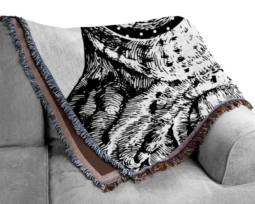 The Smart Owl Woven Blanket
