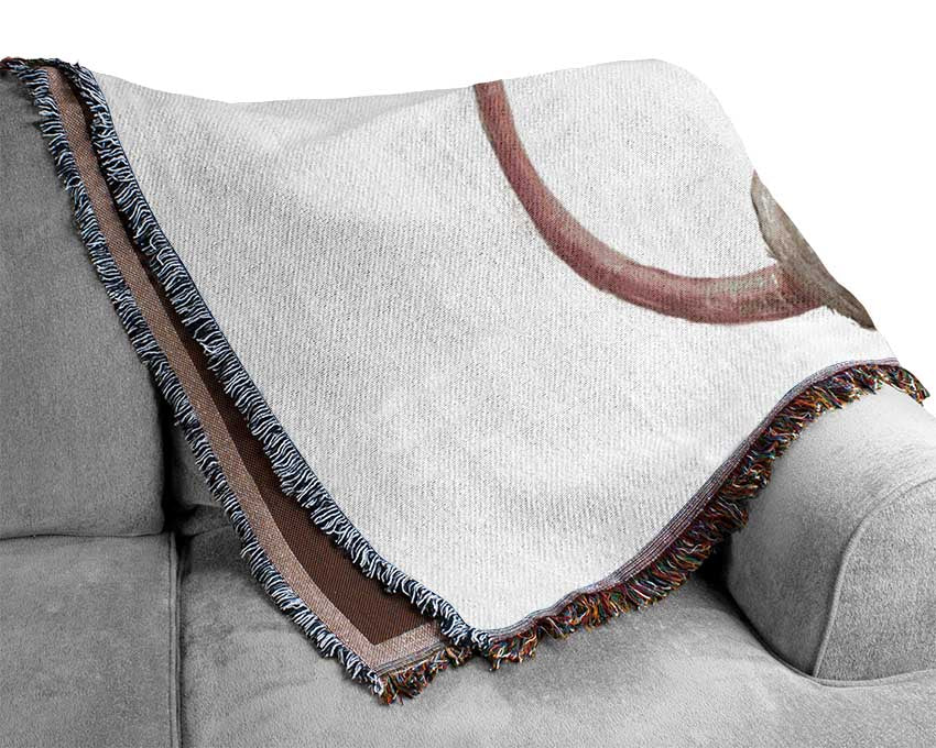 The Little Mouse Crouching Woven Blanket