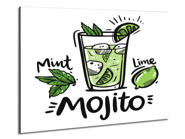 Drinks Mojito Summer Metal Print