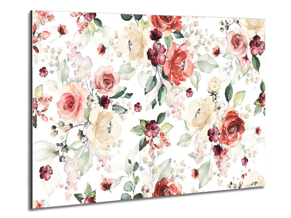 Natural Flowers In Blossom Metal Print