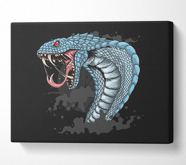  A Canvas Print of Scary Cobra Teeth Canvas Wall Art