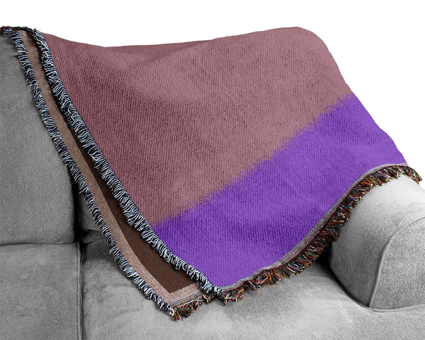 Pink Fiat 500 Classic Woven Blanket