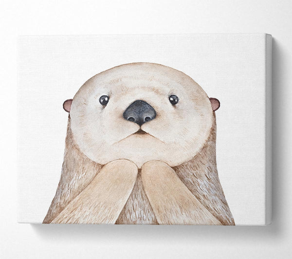  A Canvas Print of Otter Day What Canvas Wall Art