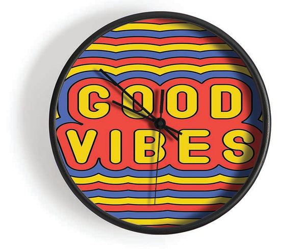 Good Vibes Clock - Wallart-Direct UK