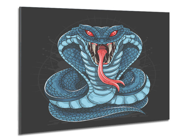 Fear The Cobra Metal Print