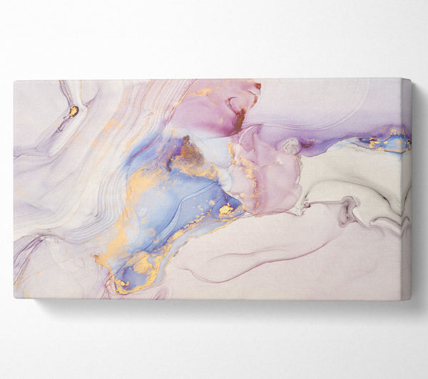 Lilac And Blue Marble Pattern