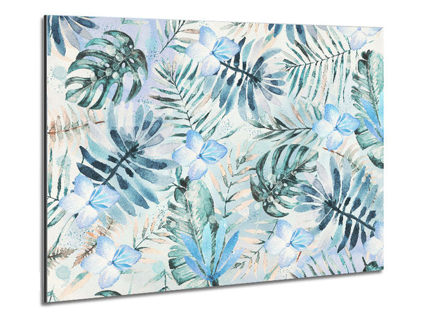 Cheese Plant Foliage Metal Print