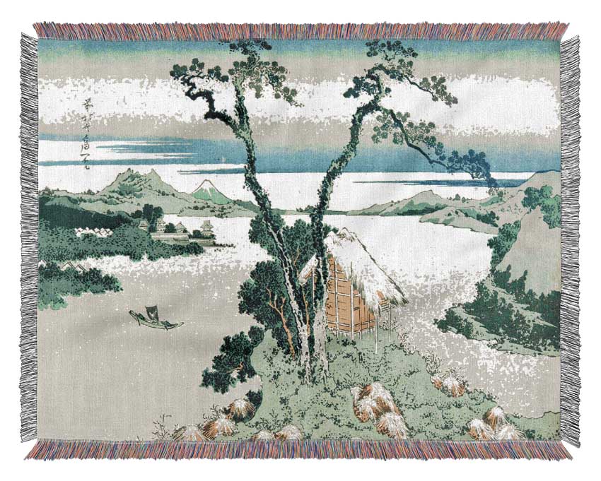 Split Tree Woven Blanket