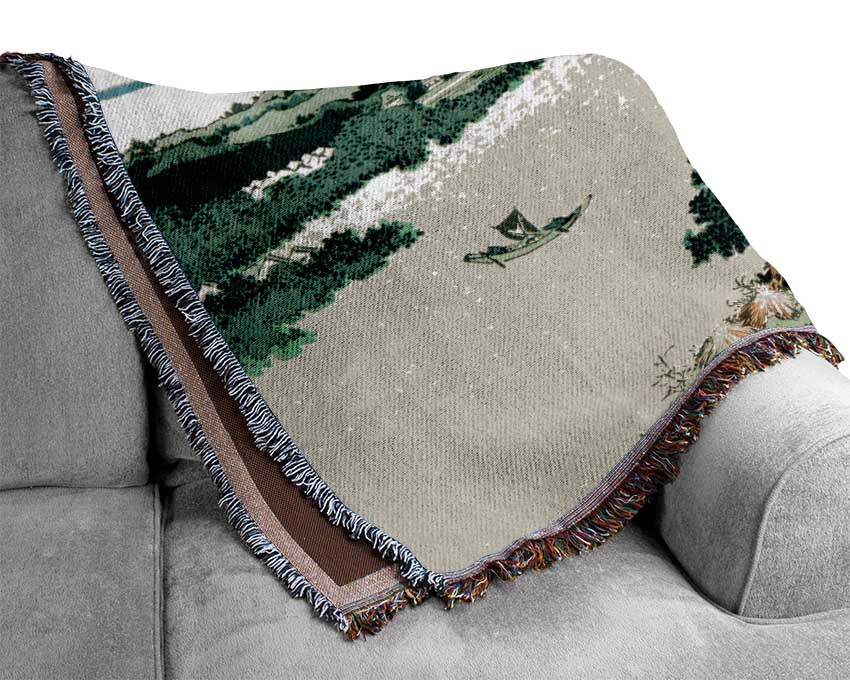 Split Tree Woven Blanket