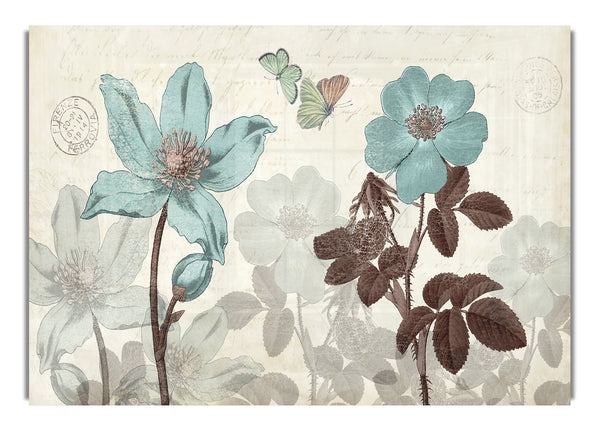 Blue Flower Stand Tall