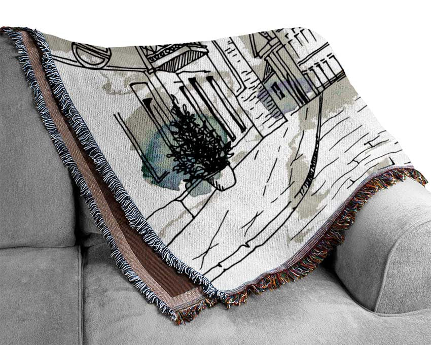 The Streets Of Milan Woven Blanket