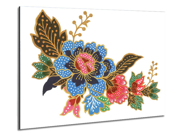 Indian Flower Beauty Metal Print