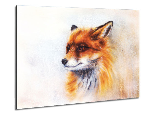 Fox Head Beauty Metal Print