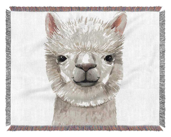 Llama Drama Woven Blanket