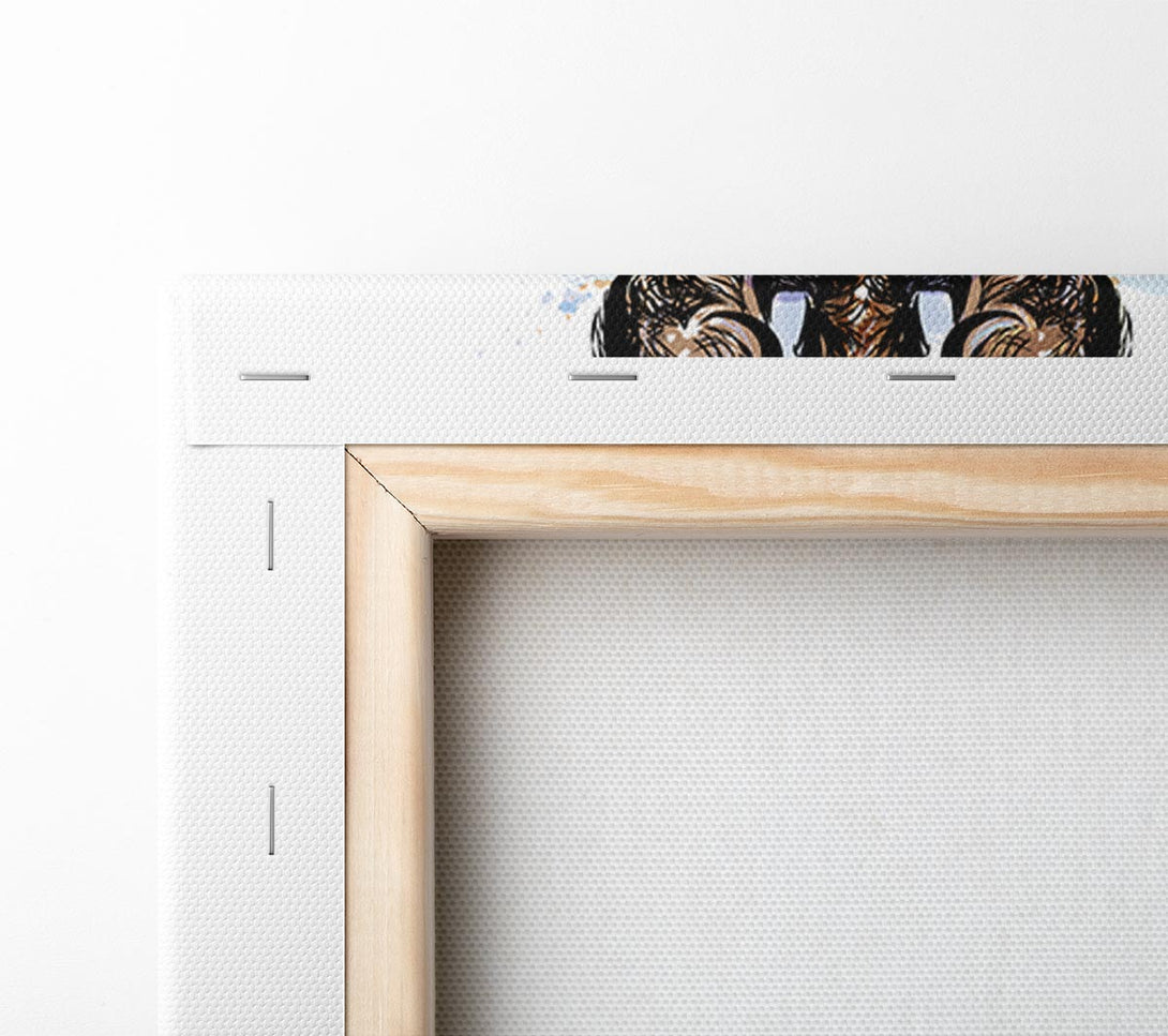  A Canvas Print of Stunning Zebra Head Canvas Print