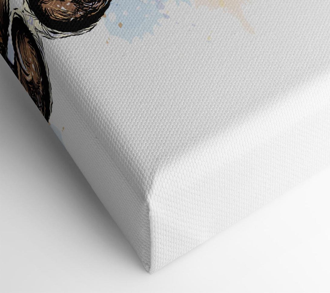  A Canvas Print of Stunning Zebra Head Canvas Print