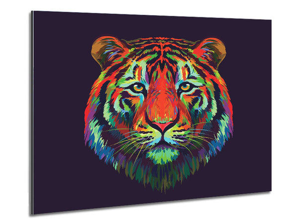 Der große, lebhafte Tiger
