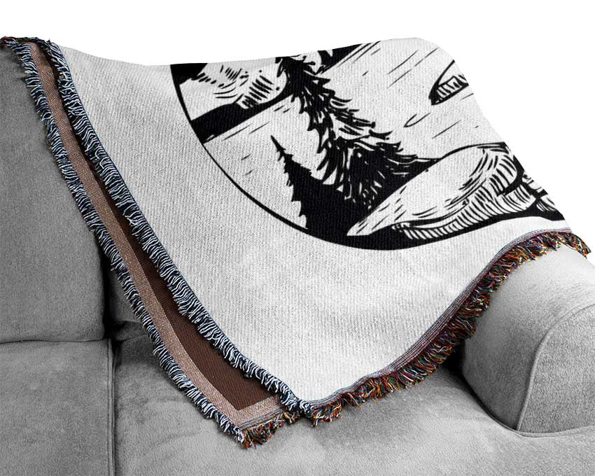 The Circle Mountains Woven Blanket