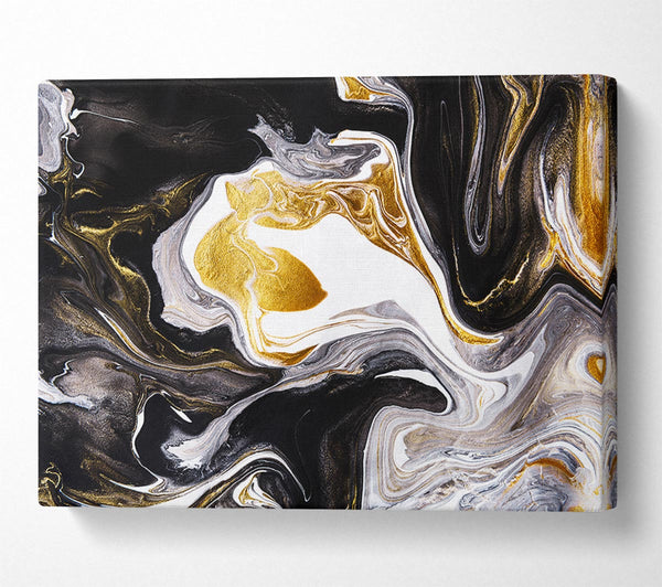  A Canvas Print of Liquid Coffee Canvas Print